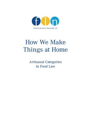 cover image of How we make things at home